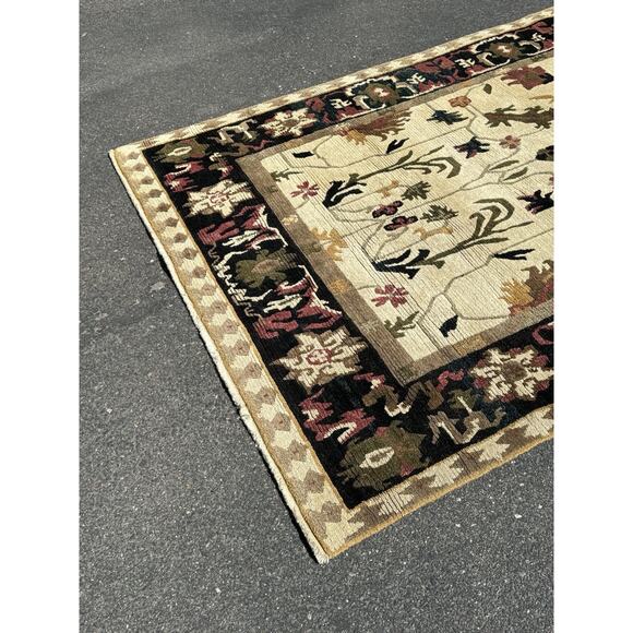 Tufenkian Tibetan Oriental Floral Hand Woven Wool Luxurious Rug Ret $3,375 - Picture 8 of 15
